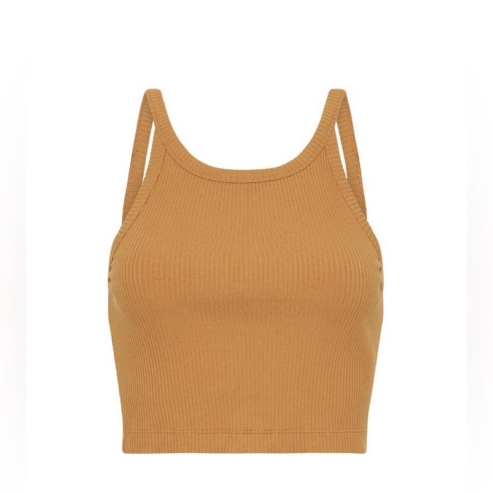 Spell Cosmos turmeric Ribbed Tank Top - Picture 3 of 6